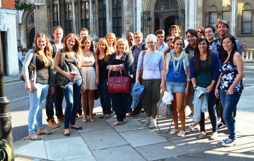 LSBF students during their induction week in September 2011