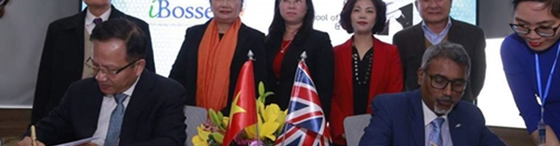 London School of Business And Finance in Singapore signed strategic collaboration agreement with iBosses Vietnam