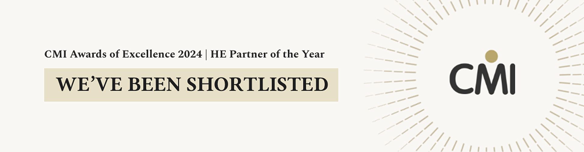 LSBF Shortlisted for CMI Awards' HE Partner of the Year 2024