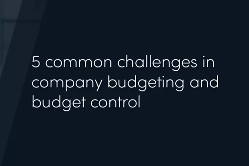 5 Common Challenges In Company Budgeting And Budget Control