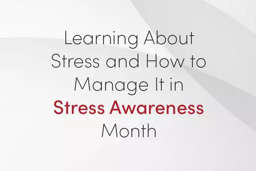 Stress Awearness Month Banner